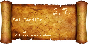 Sal Teréz névjegykártya